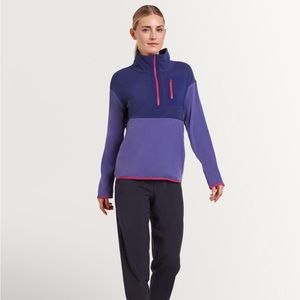 Reitmans Hyba Fleece Sweatshirt Half Zip Size Small